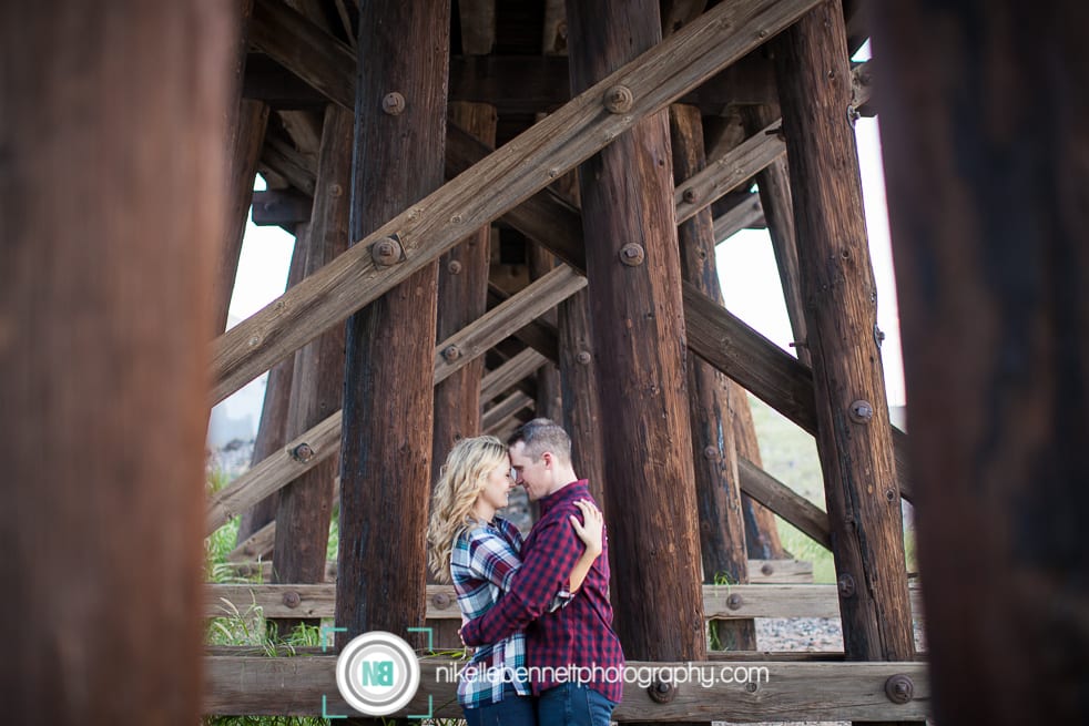 Tempe Engagement Photographer railroad bride