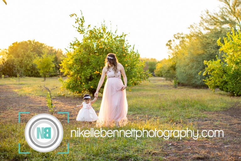 Maternity mom and daughter photography