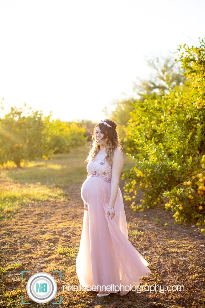 Maternity mom and daughter photography