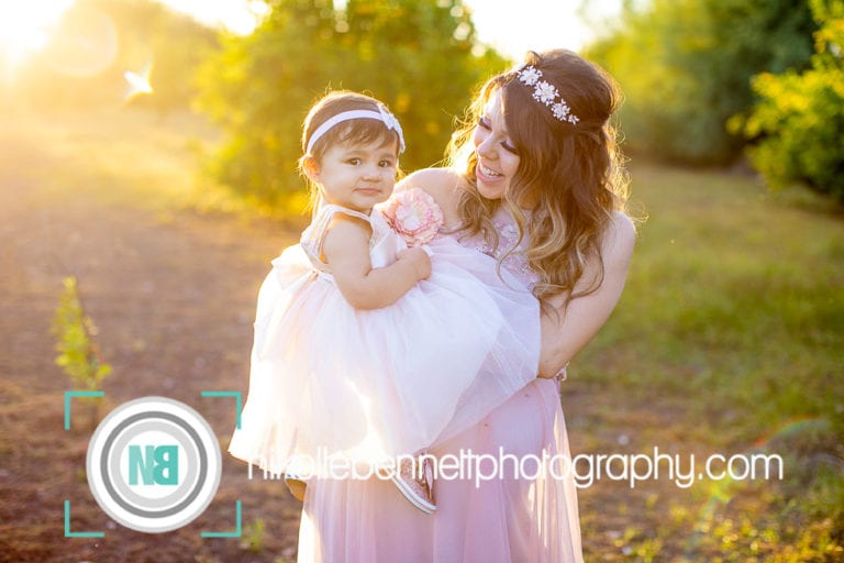 Maternity mom and daughter photography